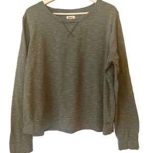 PACT long sleeve striped organic cotton tee 2xl